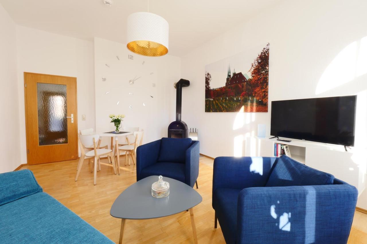 Wohnung Mit Blick Auf Die Zitadelle Petersberg - 3 Zimmer Erfurt Dış mekan fotoğraf